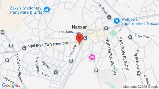 Apartments for rent i Il-Naxxar - kort over placeringen
