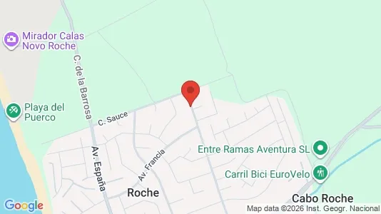 Apartments for rent i Conil de la Frontera - kort over placeringen
