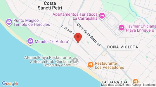 Apartments for rent i Chiclana de la Frontera - kort over placeringen