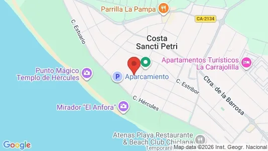 Apartments for rent i Chiclana de la Frontera - kort over placeringen