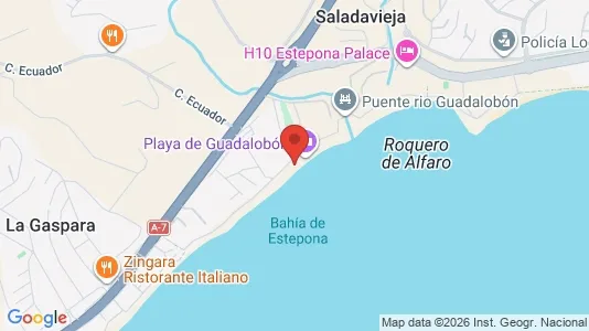 Apartments for rent i Estepona - kort over placeringen