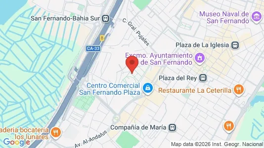 Apartments for rent i Puerto Real - kort over placeringen