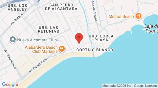 Apartments for rent i Marbella - kort over placeringen