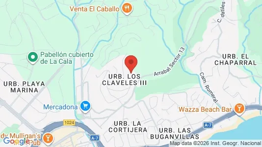 Apartments for rent i Fuengirola - kort over placeringen