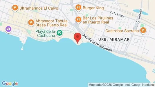Apartments for rent i Puerto Real - kort over placeringen