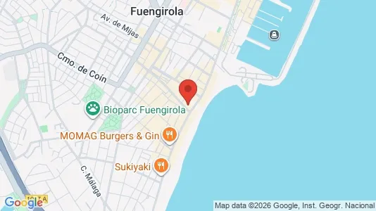 Apartments for rent i Fuengirola - kort over placeringen