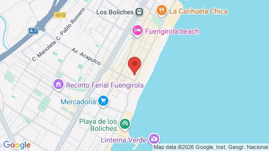 Apartments for rent i Fuengirola - kort over placeringen