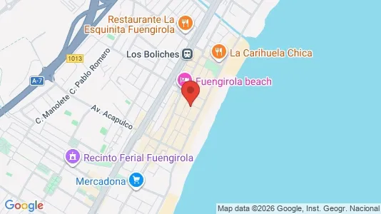 Apartments for rent i Fuengirola - kort over placeringen