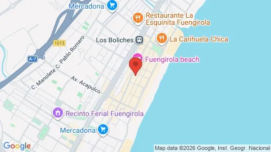 Apartments for rent i Fuengirola - kort over placeringen