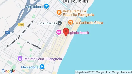 Apartments for rent i Fuengirola - kort over placeringen