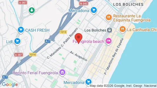 Apartments for rent i Fuengirola - kort over placeringen