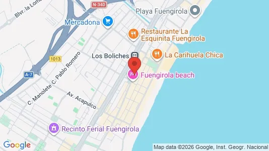 Apartments for rent i Fuengirola - kort over placeringen