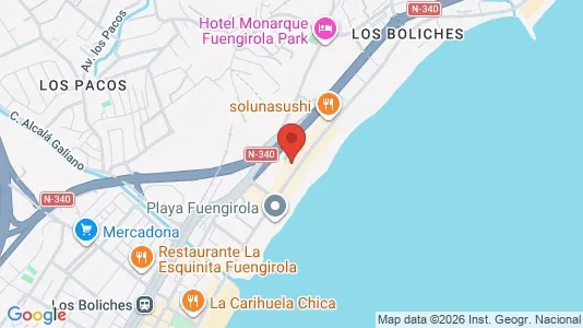 Apartments for rent i Fuengirola - kort over placeringen
