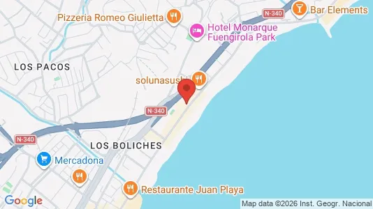 Apartments for rent i Fuengirola - kort over placeringen