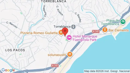 Apartments for rent i Fuengirola - kort over placeringen