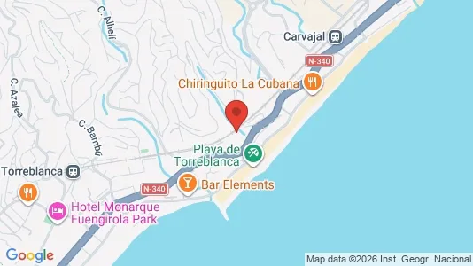 Apartments for rent i Fuengirola - kort over placeringen