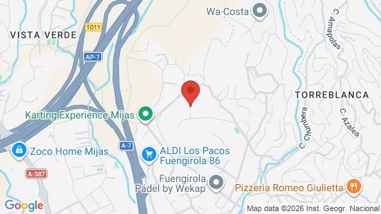 Apartments for rent i Fuengirola - kort over placeringen