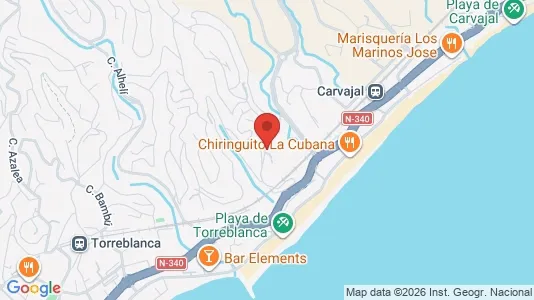 Apartments for rent i Fuengirola - kort over placeringen