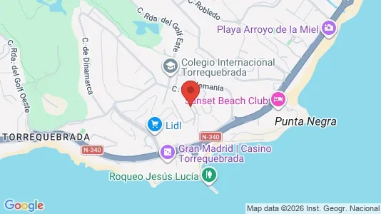 Apartments for rent i Benalmádena - kort over placeringen