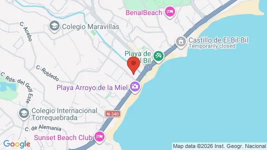 Apartments for rent i Benalmádena - kort over placeringen