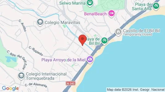 Apartments for rent i Benalmádena - kort over placeringen