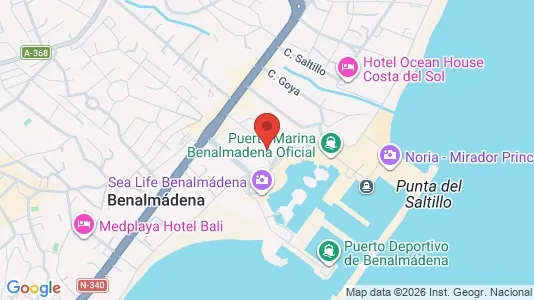 Apartments for rent i Benalmádena - kort over placeringen