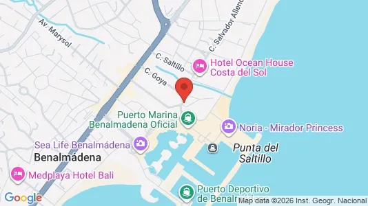 Apartments for rent i Benalmádena - kort over placeringen