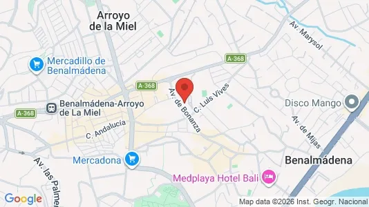 Apartments for rent i Mijas - kort over placeringen