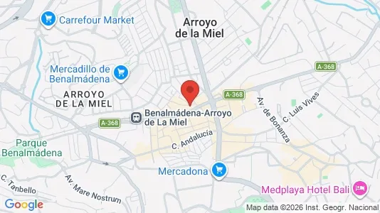Apartments for rent i Benalmádena - kort over placeringen