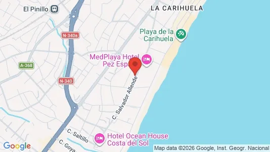 Apartments for rent i Torremolinos - kort over placeringen