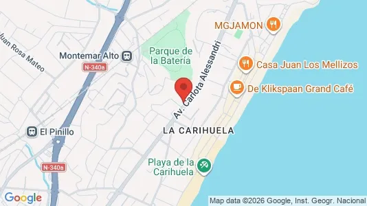 Apartments for rent i Torremolinos - kort over placeringen
