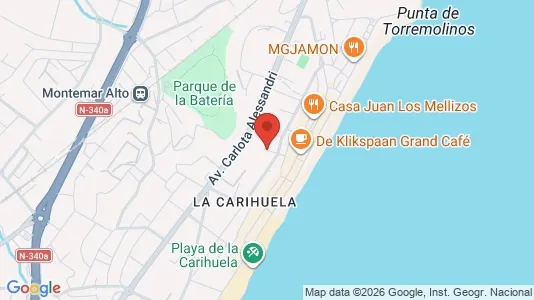Apartments for rent i Torremolinos - kort over placeringen