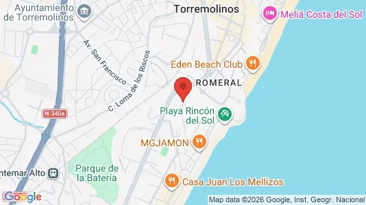 Apartments for rent i Torremolinos - kort over placeringen
