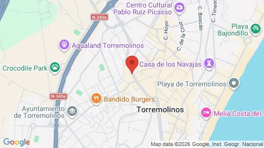 Apartments for rent i Torremolinos - kort over placeringen