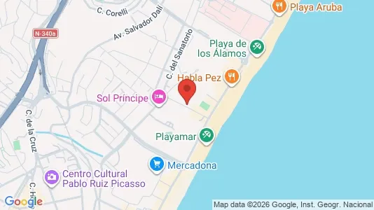 Apartments for rent i Torremolinos - kort over placeringen