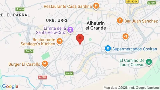 Apartments for rent i Alhaurín el Grande - kort over placeringen