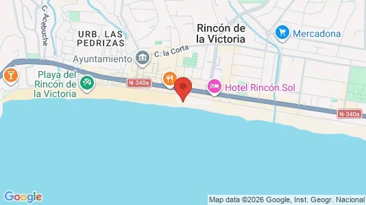 Apartments for rent i Rincón de la Victoria - kort over placeringen