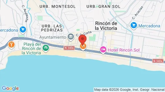 Apartments for rent i Rincón de la Victoria - kort over placeringen