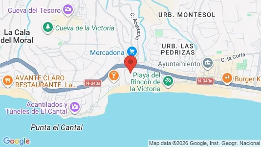 Apartments for rent i Rincón de la Victoria - kort over placeringen