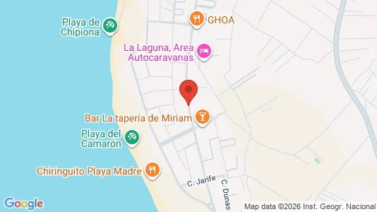 Apartments for rent i Chipiona - kort over placeringen