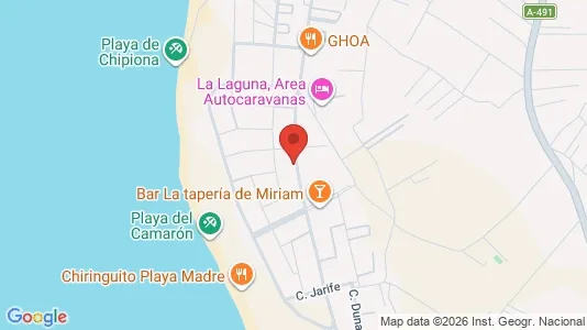 Apartments for rent i Chipiona - kort over placeringen