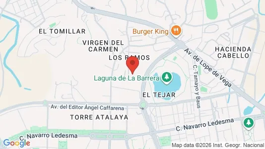 Rooms for rent i Málaga - kort over placeringen