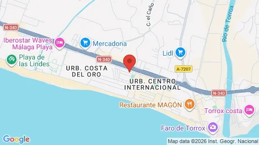 Apartments for rent i Torrox - kort over placeringen