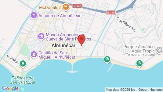Apartments for rent i Almuñécar - kort over placeringen