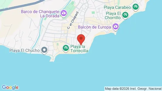 Apartments for rent i Nerja - kort over placeringen