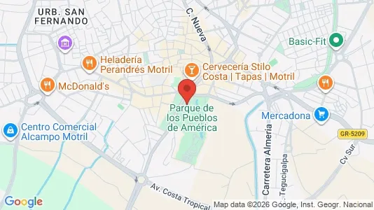 Apartments for rent i Motril - kort over placeringen