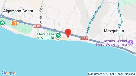 Apartments for rent i Algarrobo - kort over placeringen