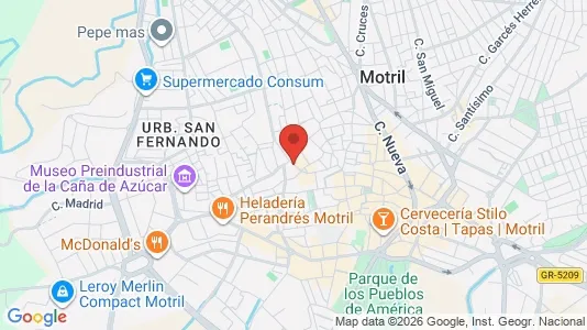 Apartments for rent i Motril - kort over placeringen