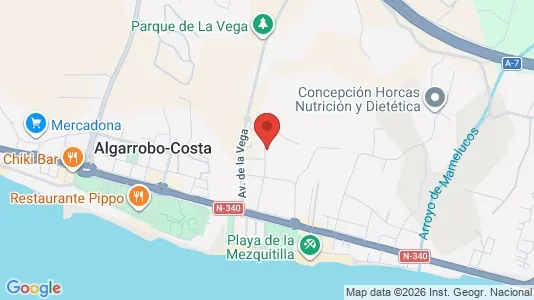 Apartments for rent i Algarrobo - kort over placeringen