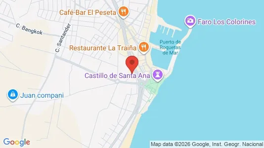 Apartments for rent i Roquetas de Mar - kort over placeringen